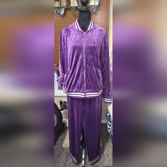 Pants - 1x Kate And Mallory Purple Velour Tracksuit NWOT (F)